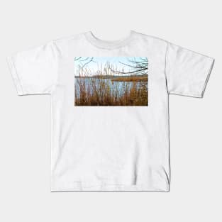 Lake John through the Cattails Kids T-Shirt